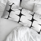 Taie d'oreiller noire Lahan 100 % coton