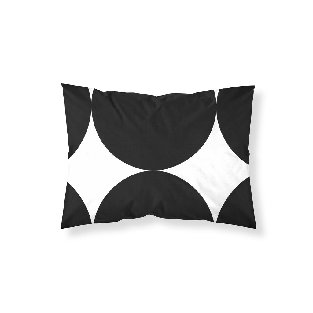 Taie d'oreiller Portmore noire 100 % coton