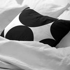 Taie d'oreiller Portmore noire 100 % coton