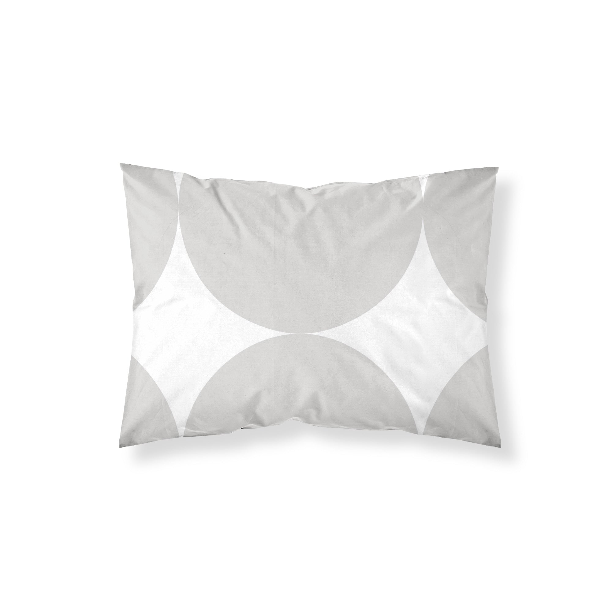 Taie d'oreiller gris Portmore 100 % coton