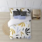 Duvet cover with buttons 100% cotton Darliston Blue