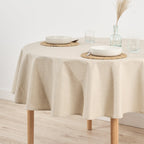 Levante 101 stain-resistant round tablecloth