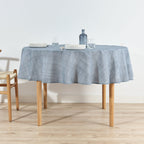 Round stain-resistant tablecloth 0120-19