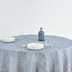 Round stain-resistant tablecloth 0120-19