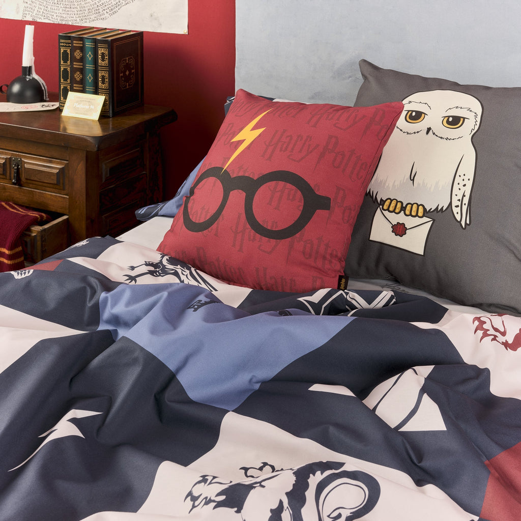 100% cotton duvet cover Hogwarts Blue Checkered
