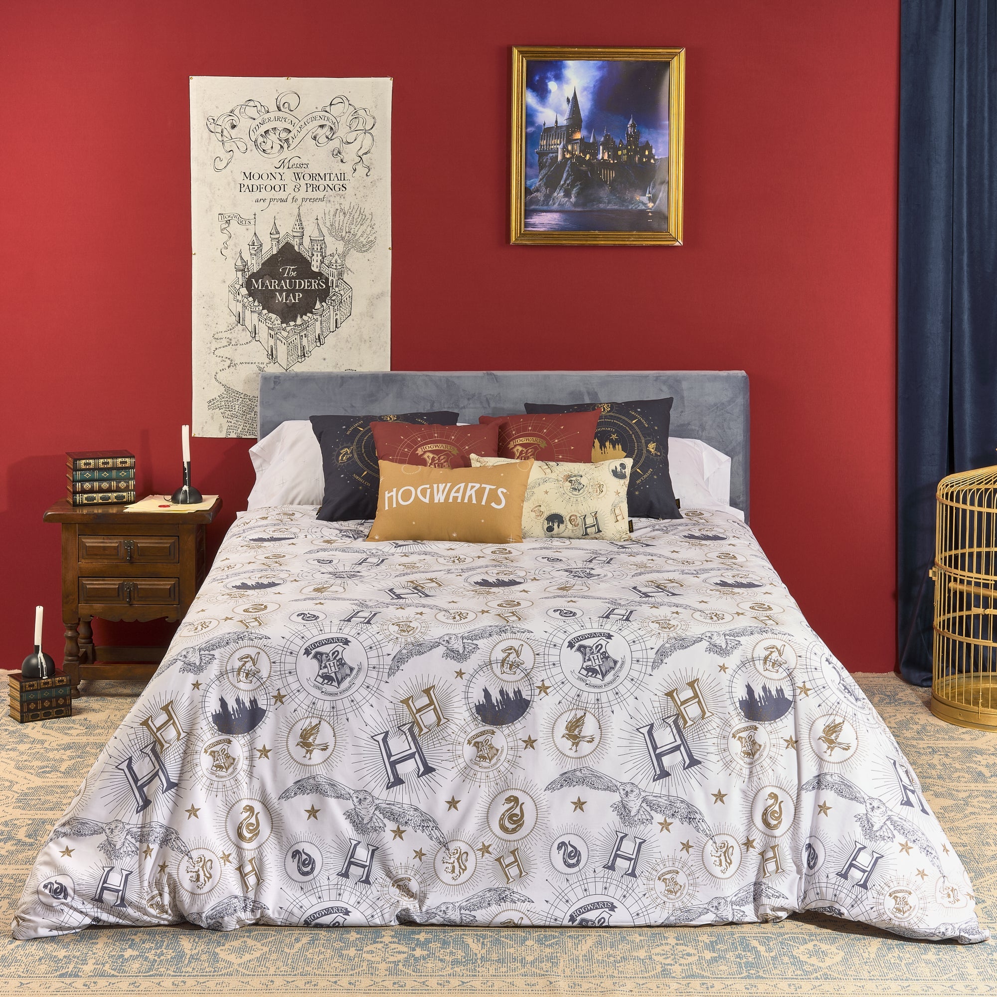 Duvet cover 100% cotton HPotter Gold Beige