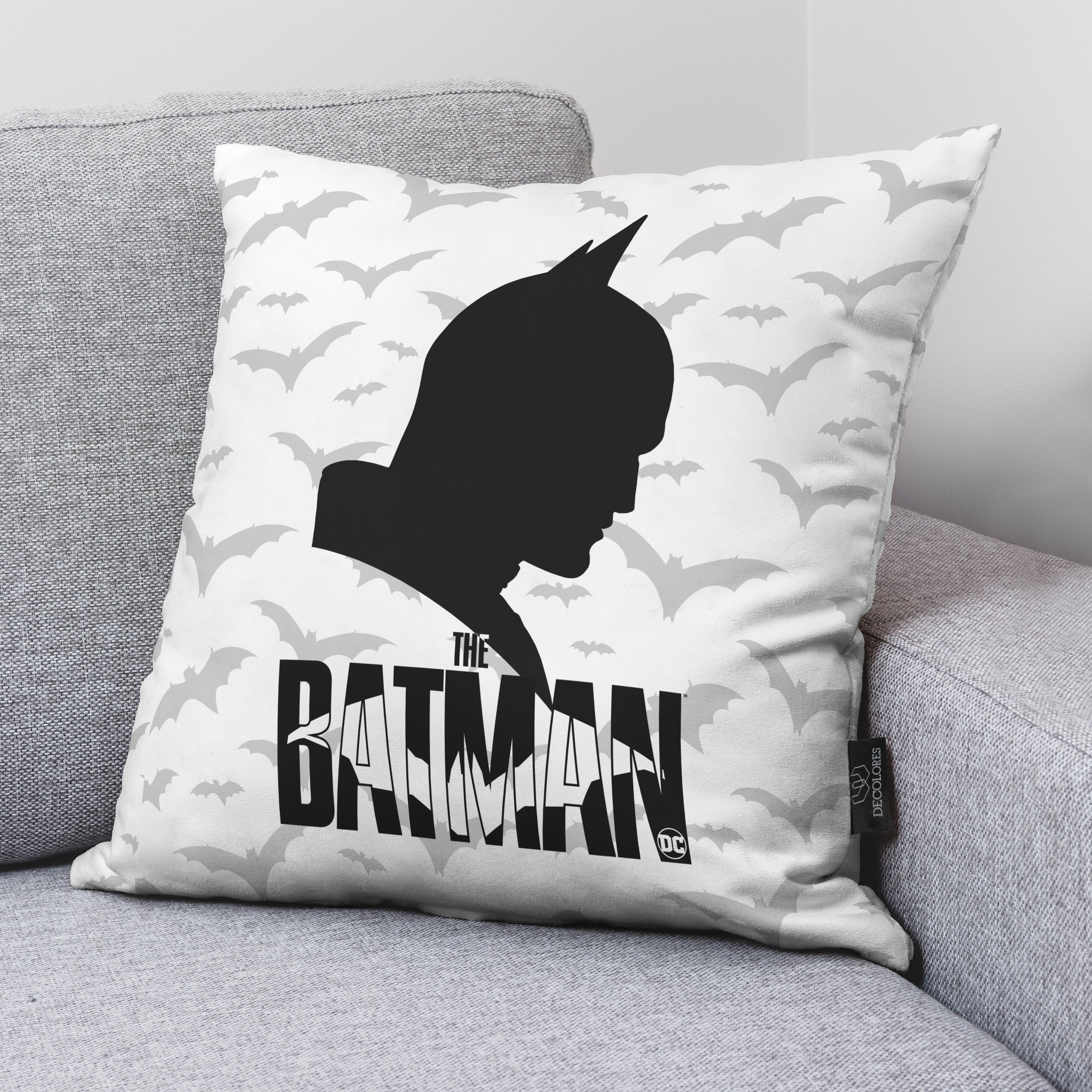 100% Cotton Cushion Cover 45x45 cm Dark Hero B