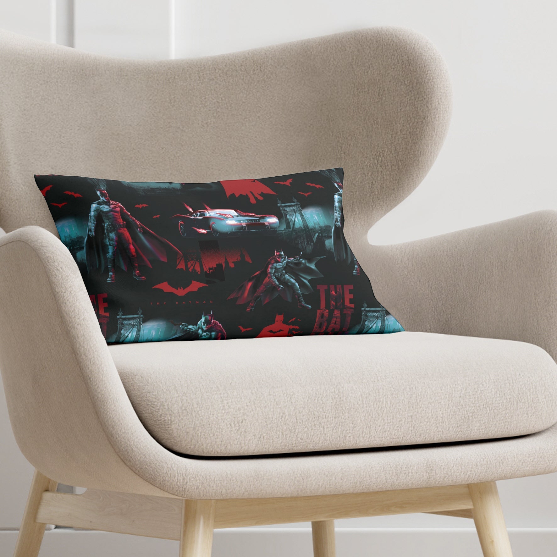 100% Cotton Cushion Cover 30x50 cm The Batman D