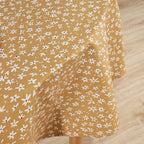 Round stain-resistant tablecloth 0120-32