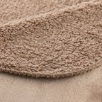 Couverture réversible extra douce Sedalina - Sherpa Taupe