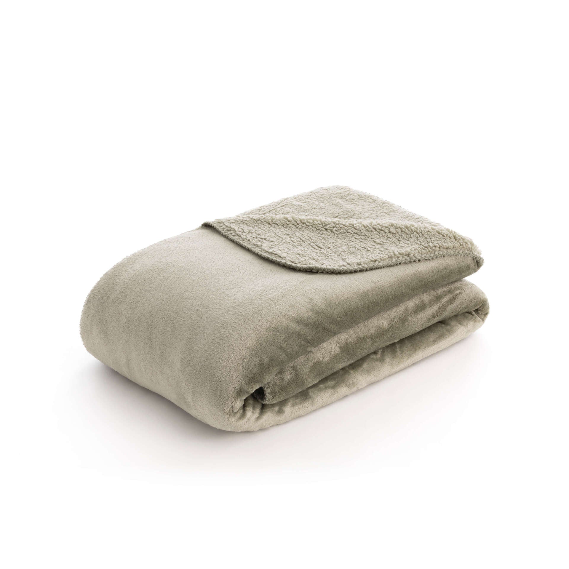 Couverture réversible extra douce Sedalina - Sherpa Army Green