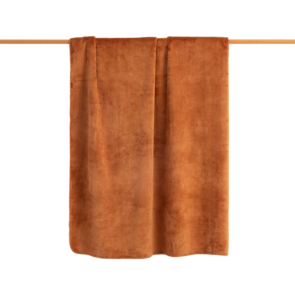 Couverture réversible extra douce Sedalina - Sherpa Brung Orange