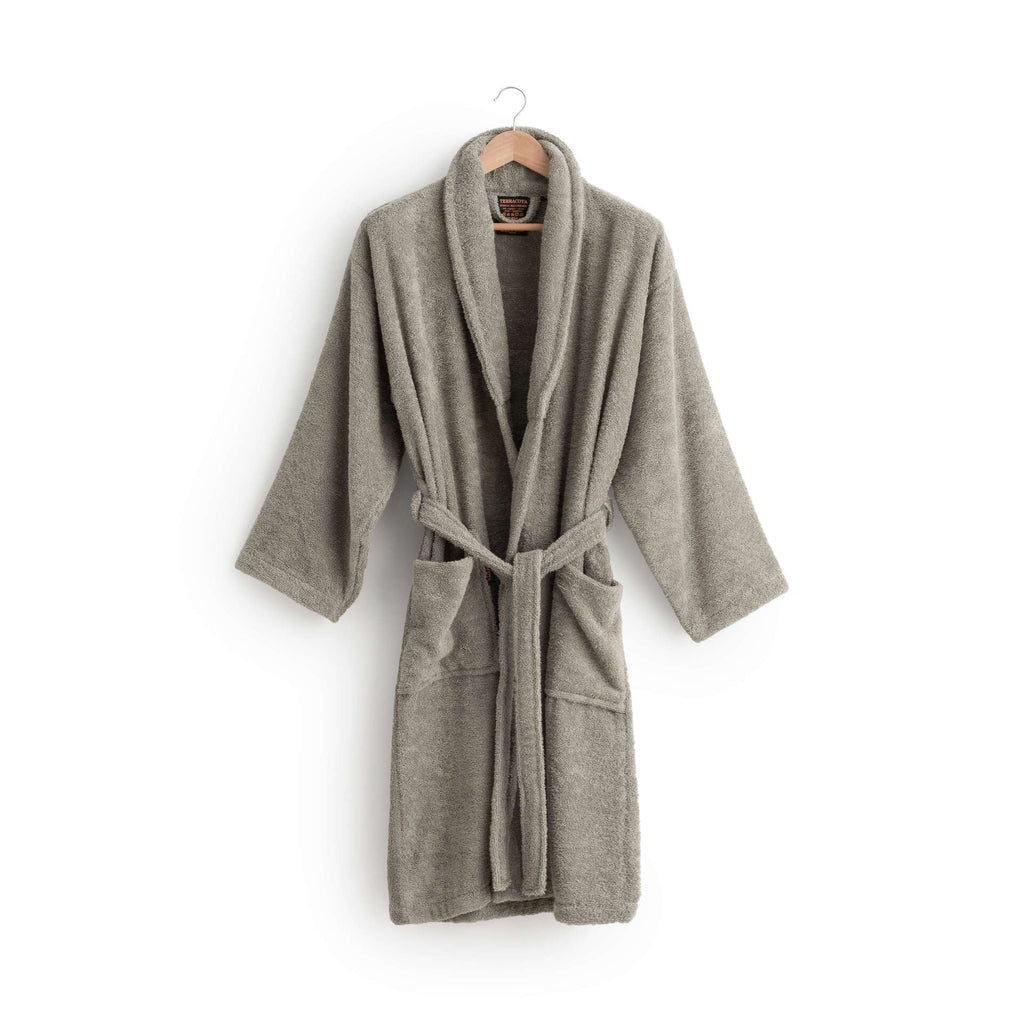 Bathrobe 100% combed cotton 650 gr. Army Green