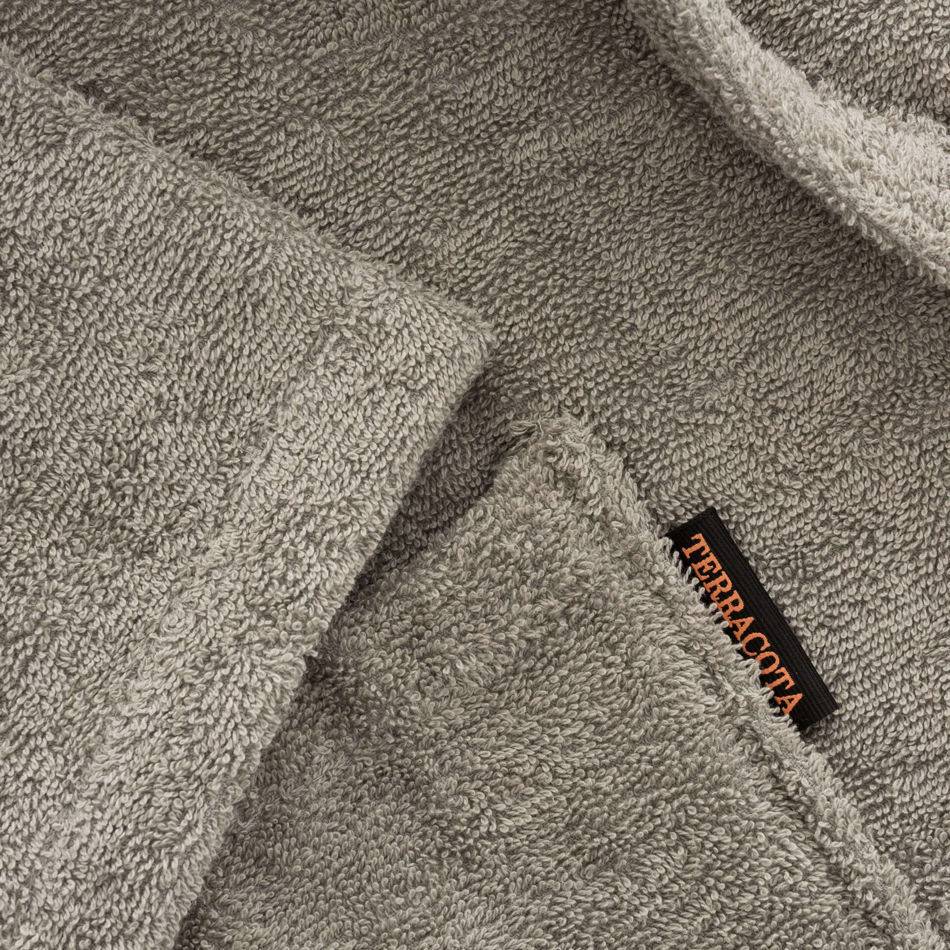 Bathrobe 100% combed cotton 650 gr. Army Green