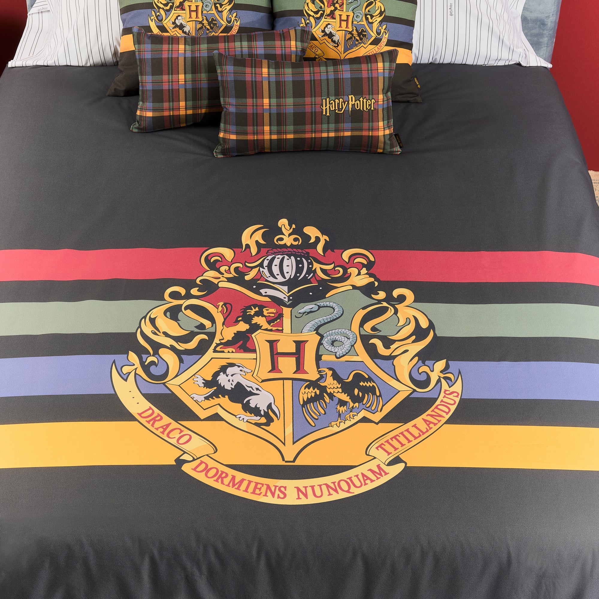 100% cotton duvet cover Hogwarts Black