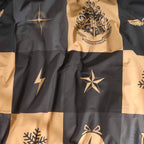 100% cotton duvet cover Hogwarts Christmas pictures