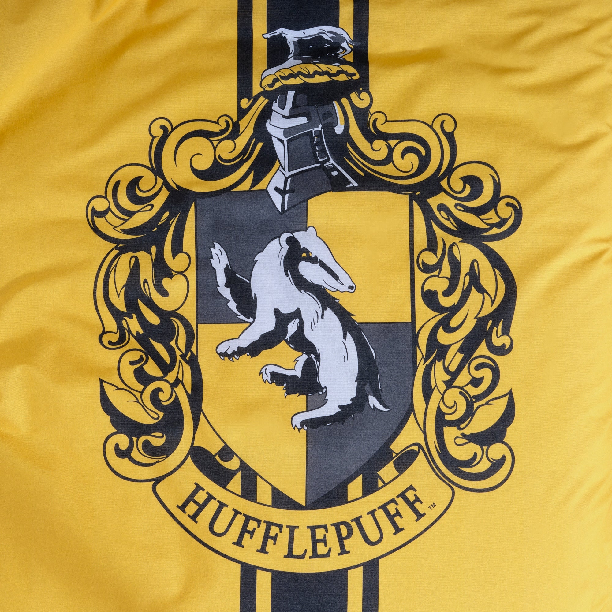 Duvet cover 100% cotton Hufflepuff stripes
