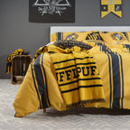 Duvet cover 100% cotton Hufflepuff stripes