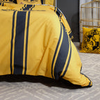 Duvet cover 100% cotton Hufflepuff stripes