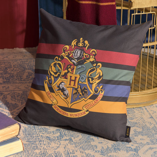 Funda de cojín 100% algodón 50x50cm Hogwarts Basic A