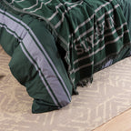 Duvet cover 100% cotton Slytherin Stripes