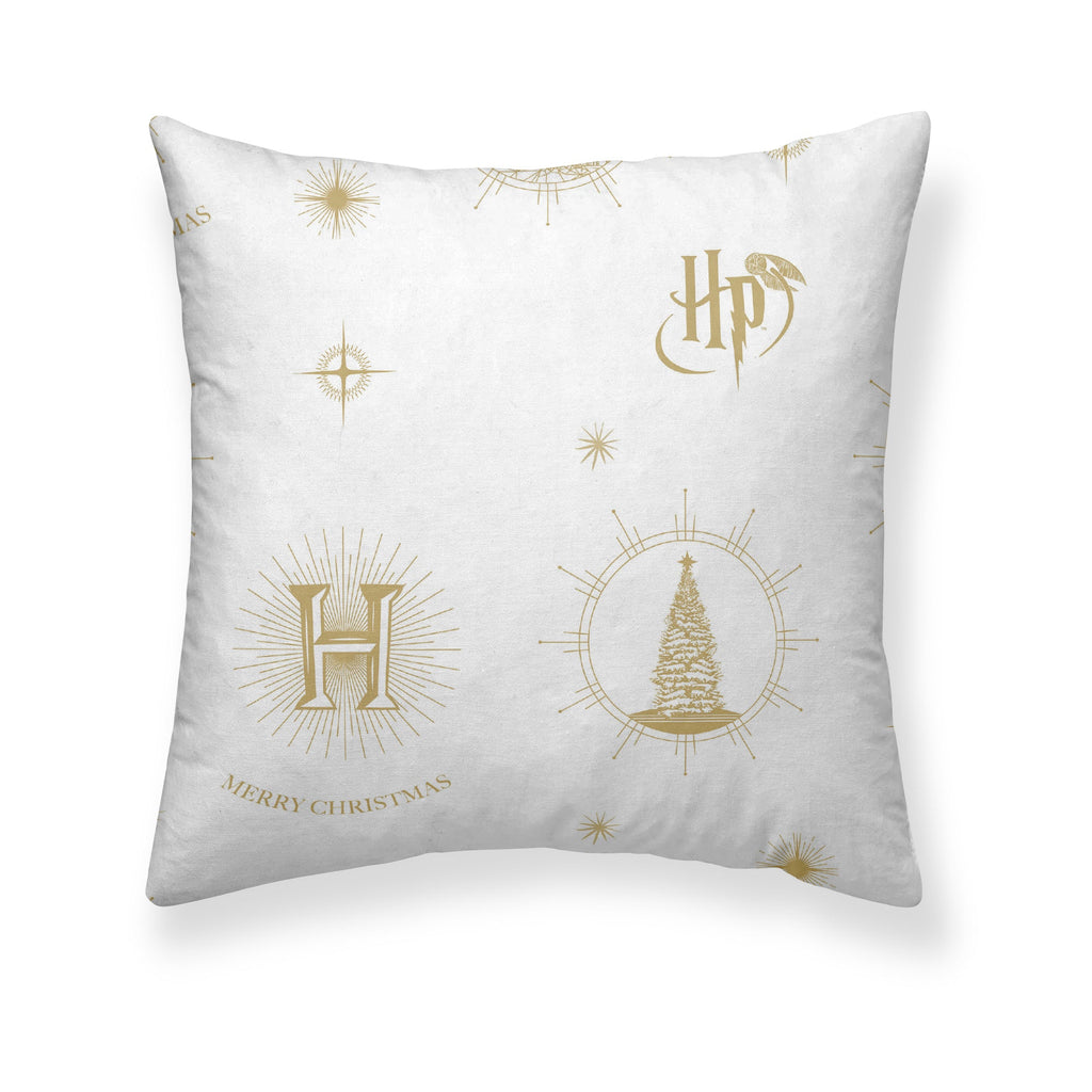 100% Cotton Hogwarts Gold Christmas Pillowcase