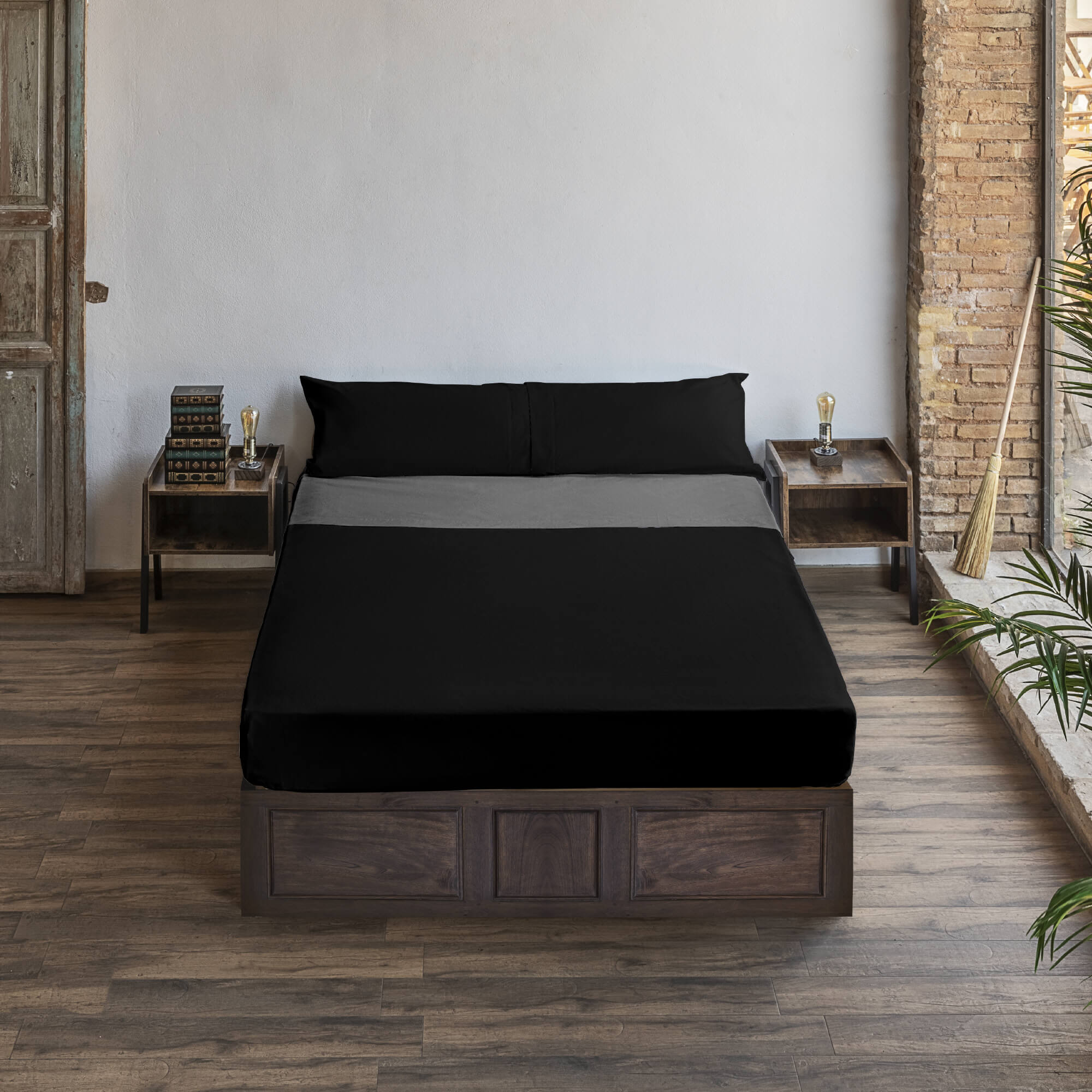 Harry Potter 100% Cotton Sheet Set Black