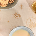 Hogwarts Christmas stain-resistant tablecloth