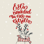 100% cotton cushion cover Lapland 33 50x50 cm