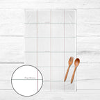 Pack of 2 kitchen towels, 100% cotton, White Christmas 3