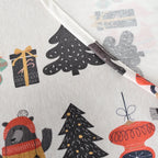 Noel 5 stain-resistant round tablecloth