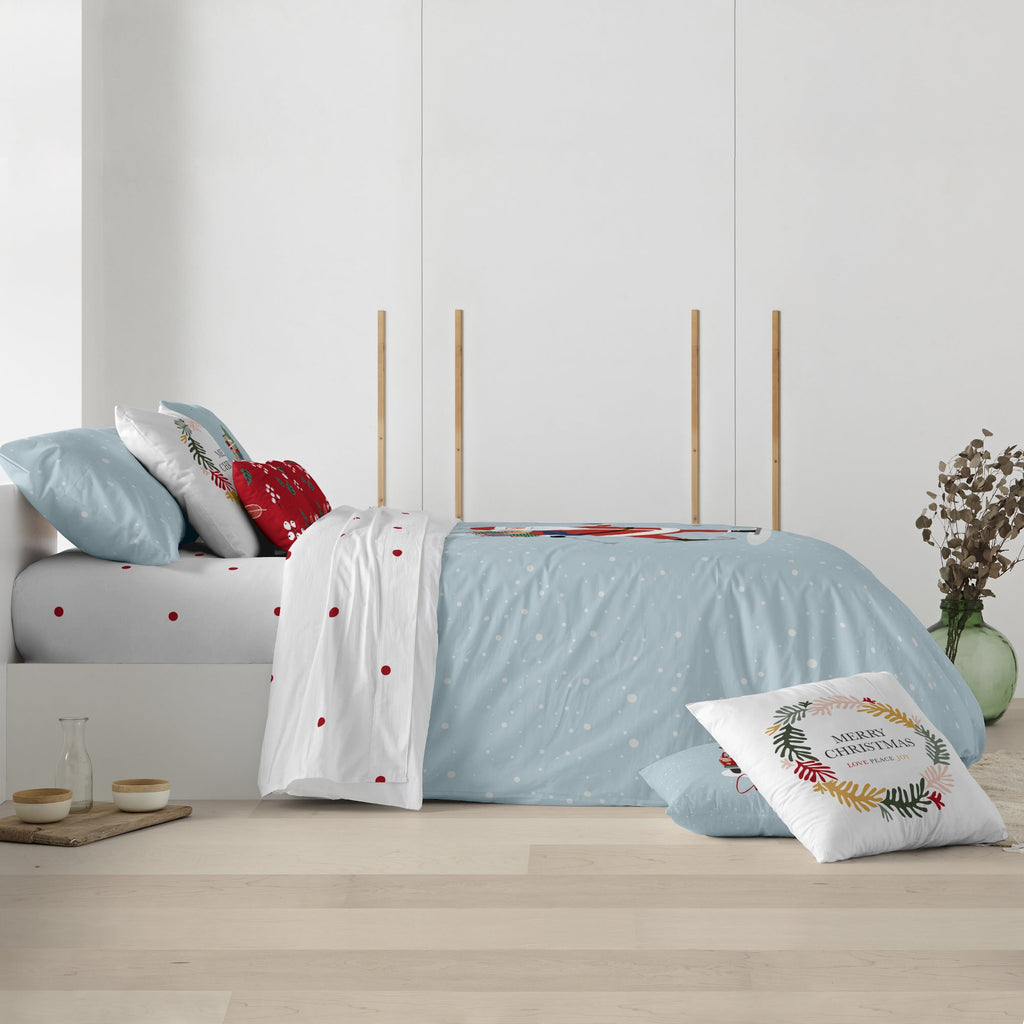 Housse de couette à clics 100% coton Laponia 48