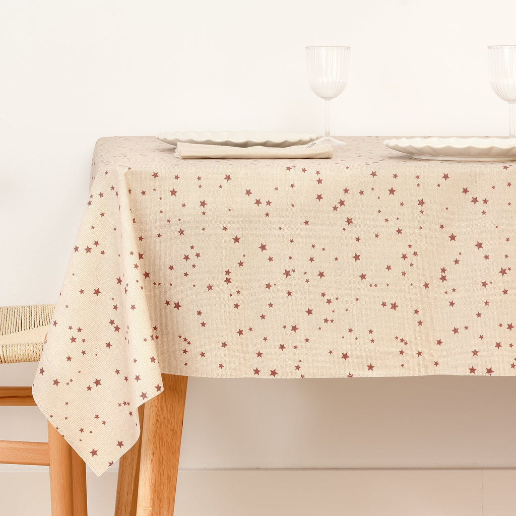 Nappe en tissu lurex Joyeux Noël 23