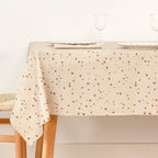 Nappe en tissu lurex Joyeux Noël 23
