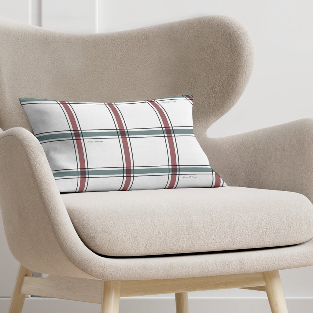 Elegant Christmas velvet cushion cover 30x50 cm