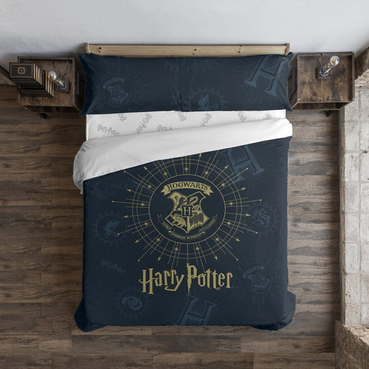 Funda nórdica 100% algodón Dormiens Draco Azul