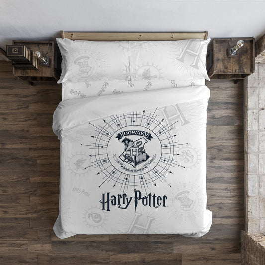 Funda nórdica 100% algodón Dormiens Draco Blanco