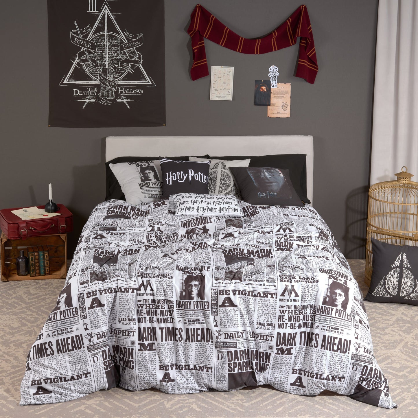 Funda nórdica Harry Potter microsatén Dark Times