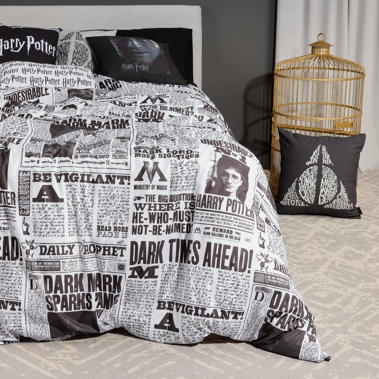 Funda nórdica Harry Potter microsatén Dark Times