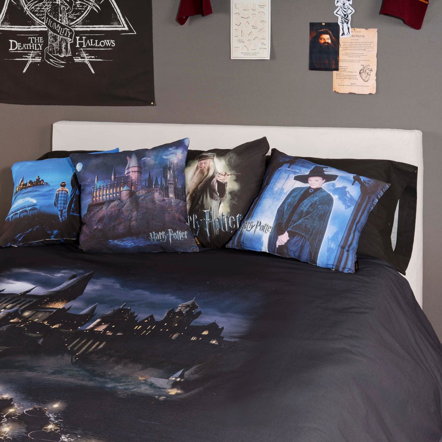 Funda nórdica Harry Potter microsatén Go to Hogwarts
