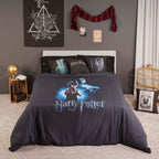 Harry Potter VS Voldemort microsatin duvet cover
