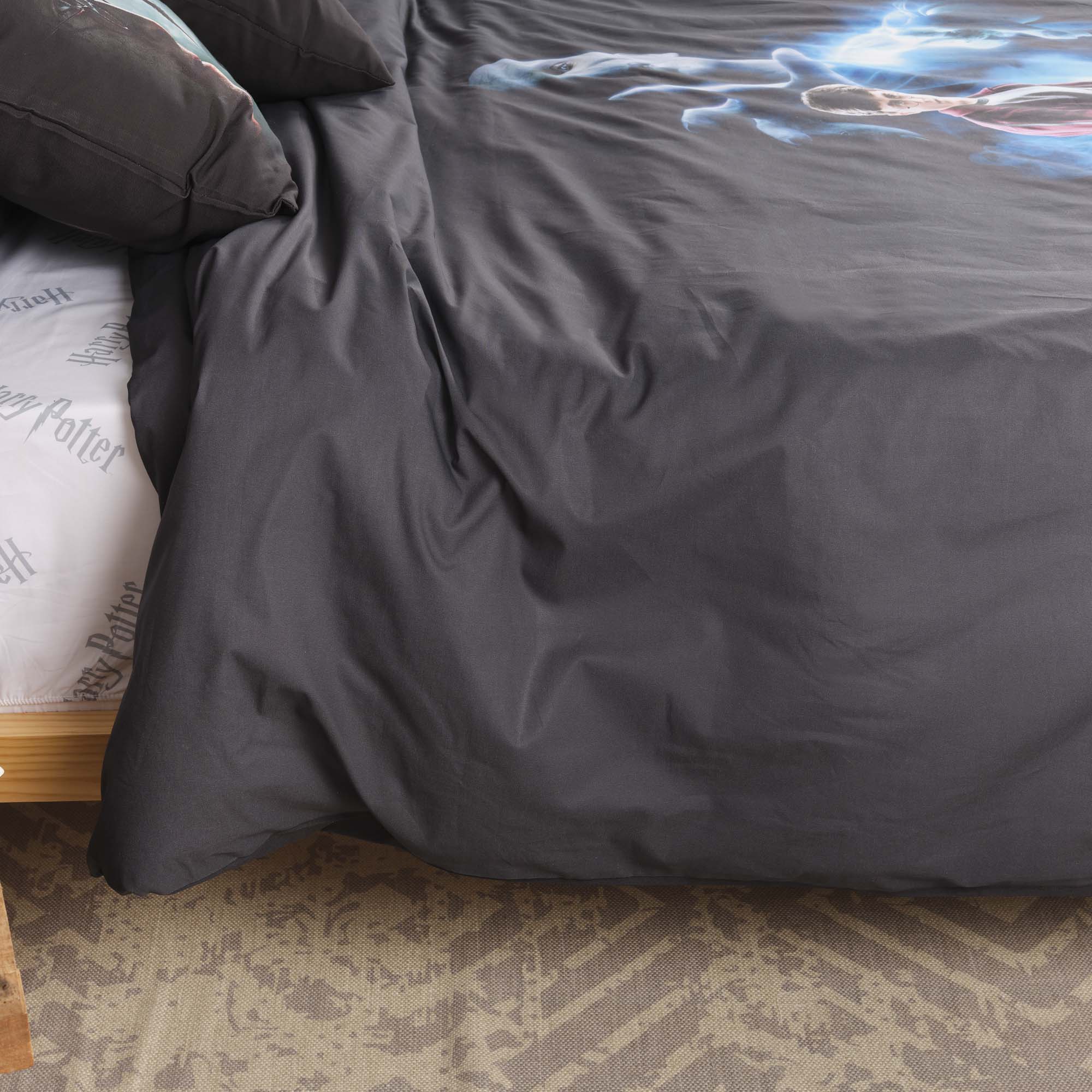 Harry Potter VS Voldemort microsatin duvet cover
