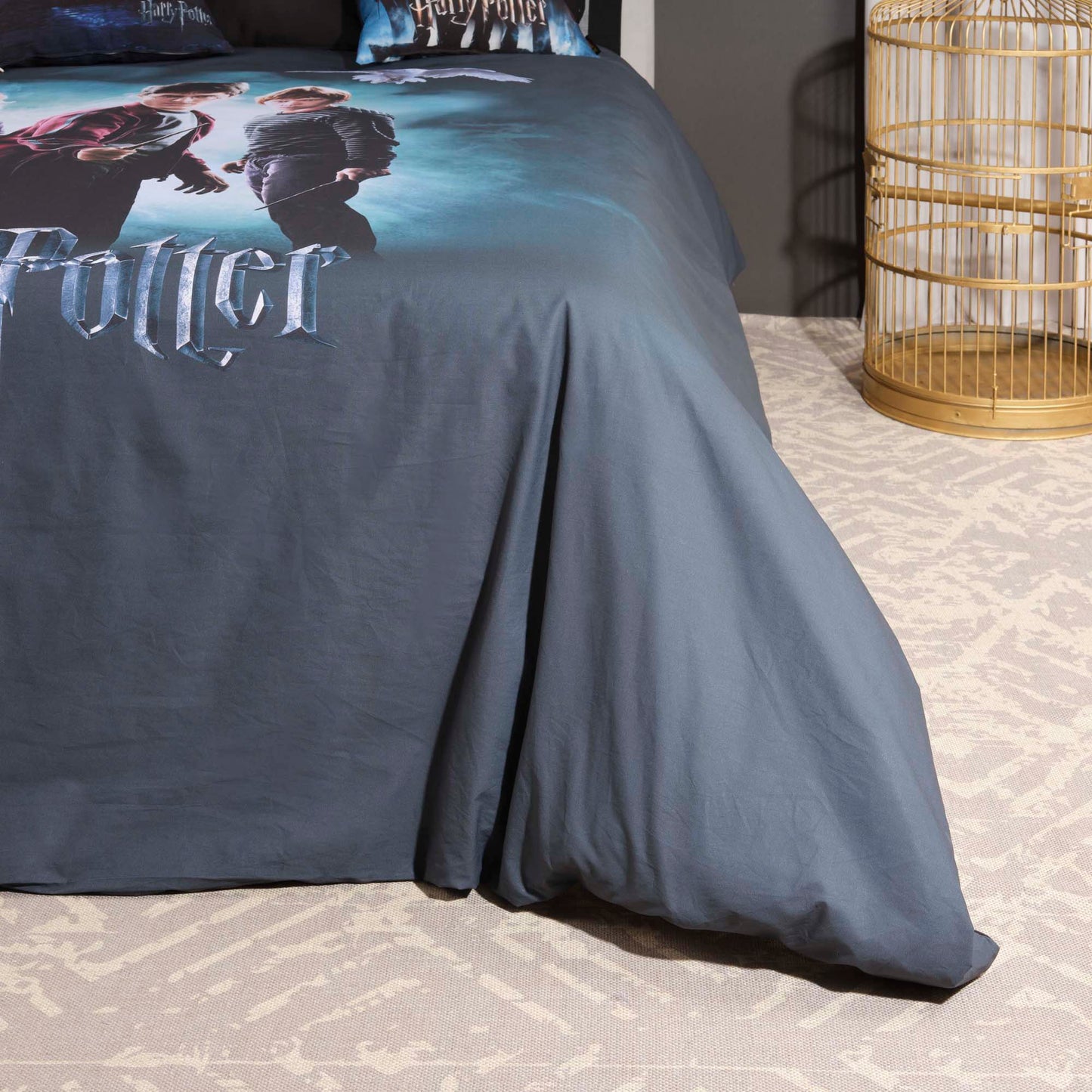 Funda nórdica Harry Potter microsatén Lumos