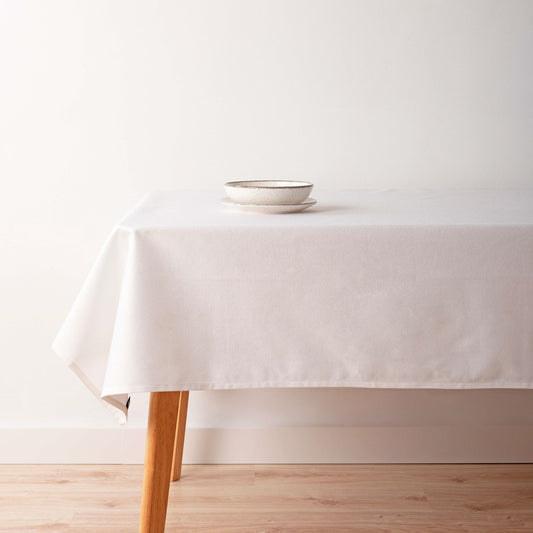 Mantel antimanchas jacquard Bacoli 000-068 Blanco