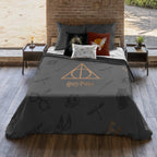 Harry Potter microsatin Deathly Hallows duvet cover