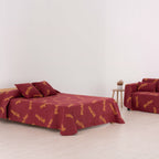 Couverture à carreaux extra douce Harry Potter Gryffondor