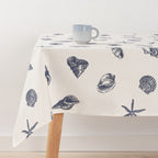 Stain-resistant tablecloth 100% cotton T04 