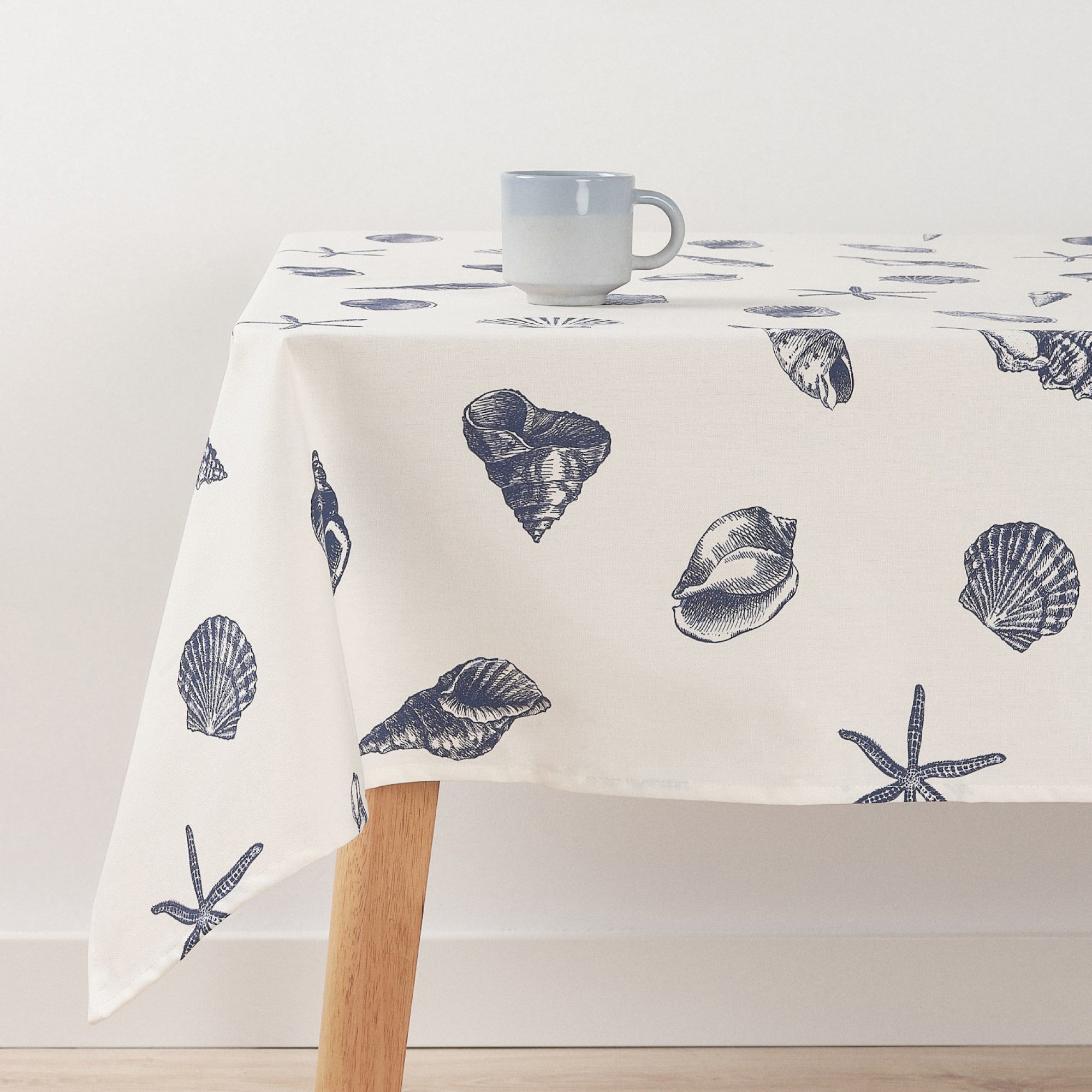 Stain-resistant tablecloth 100% cotton T04 