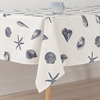 Stain-resistant tablecloth 100% cotton T04 