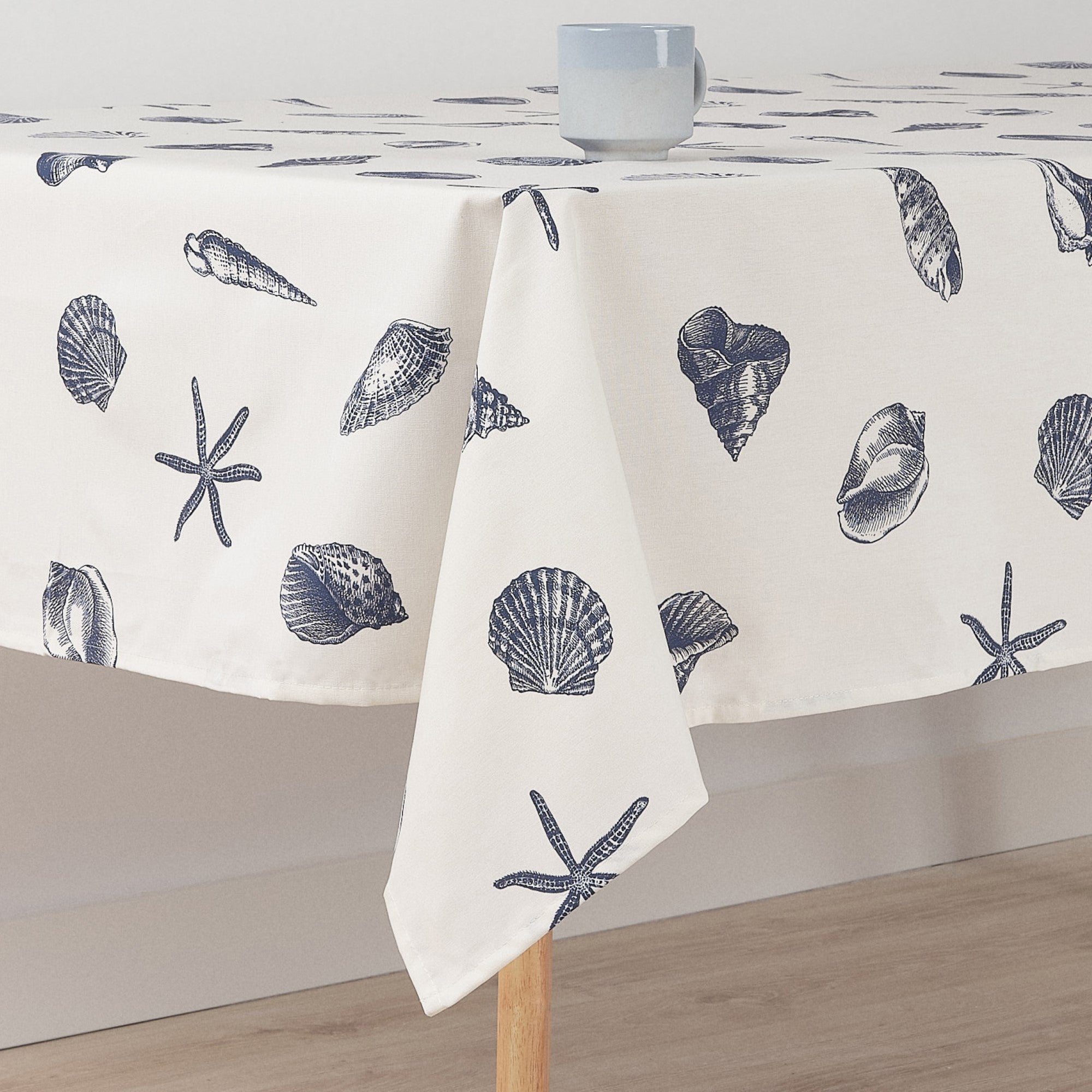 Stain-resistant tablecloth 100% cotton T04 